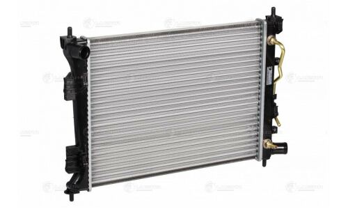 Радиатор охлаждения двигателя Luzar, для Hyundai Solaris, KIA Rio, арт. LRc 081L4