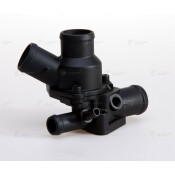 Термостат Luzar, для ВАЗ 1117-19 Калина, с корпусом, арт. LT 0118