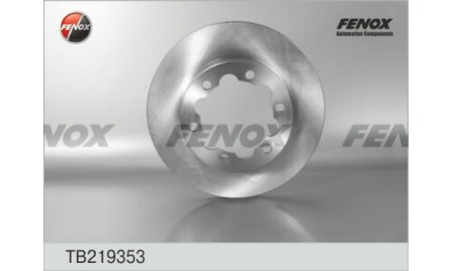 Диск тормозной | зад прав/лев Fenox, арт. TB219353