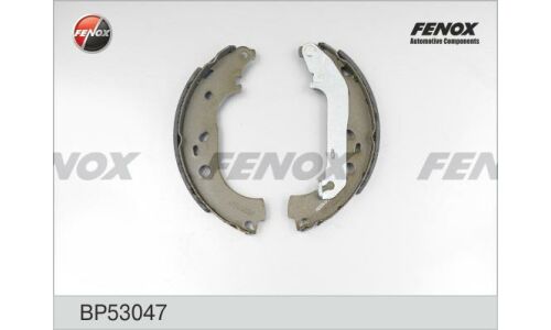 Колодки тормозные барабанные Fenox, комплект на ось (4 шт), арт. BP53047