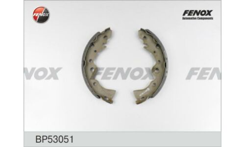 Колодки тормозные барабанные Fenox, комплект на ось (4 шт), арт. BP53051