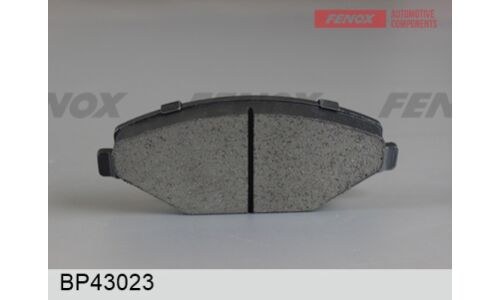 Колодки тормозные дисковые Fenox, передние, комплект на ось (4 шт), арт. BP43023
