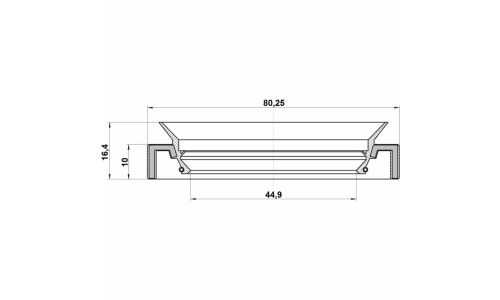 Сальник привода Febest, арт. 95HAY-46801016C