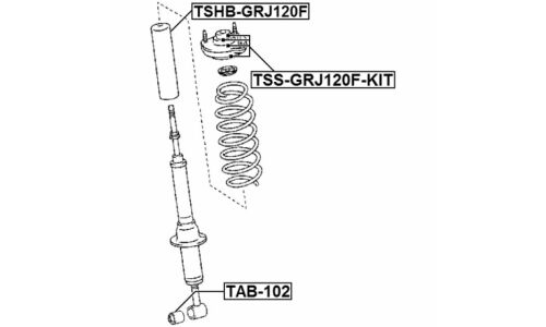 Пыльник амортизатора Febest, арт. TSHB-GRJ120F