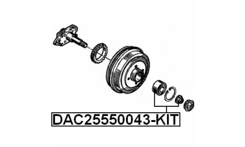 Подшипник ступицы Febest, арт. DAC25550043-KIT