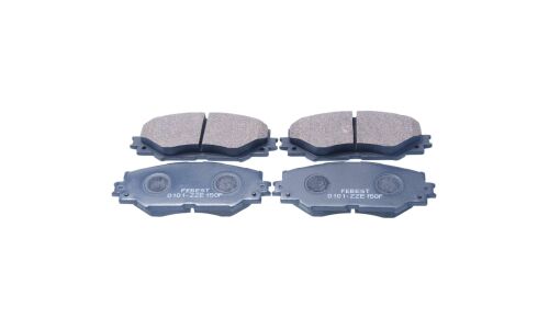 Колодки тормозные дисковые Febest, передние, комплект на ось (4 шт), арт. 0101-ZZE150F