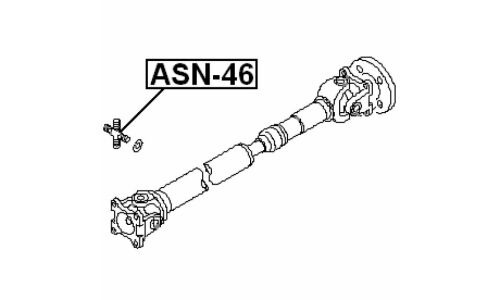 Крестовина карданного вала 27x46/72 Febest, арт. ASN-46