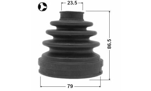Пыльник ШРУСа Febest, арт. 0215-071T
