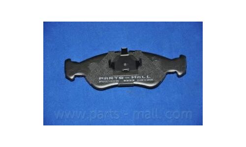 Колодки тормозные дисковые Parts-Mall, задние, комплект на ось (4 шт), арт. PKC-010