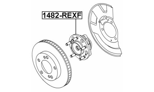 Ступица колеса Febest, арт. 1482-REXF