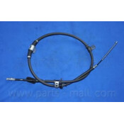 Трос ручного тормоза Parts-Mall, правый, арт. PTA-095