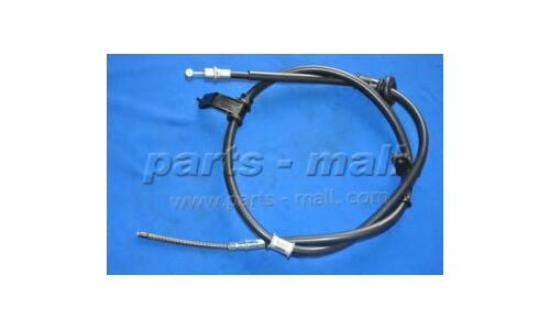 Трос ручного тормоза Parts-Mall, правый, арт. PTA-558