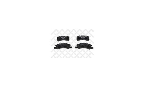 Колодки дисковые п. Daihatsu Cuore 03> | перед Stellox, арт. 1122 002B-SX