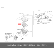 Фильтр воздушный Hyundai/Kia, арт. 28113B1000