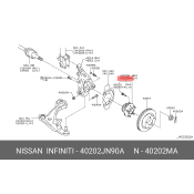 Ступица колеса Nissan, арт. 40202JN90A