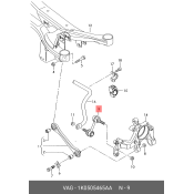 Стойка стабилизатора (линк) VAG, задняя, арт. 1K0505465AA