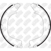 Колодки тормозные барабанные NiBK, комплект на ось (4 шт), арт. FN2280