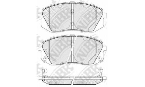 Колодки тормозные NiBK дисковые, арт. PN0052
