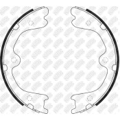 Колодки тормозные барабанные NiBK, комплект на ось (4 шт), арт. FN0623