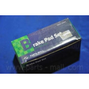 Колодки тормозные дисковые Parts-Mall, передние, комплект на ось (4 шт), арт. PKC-027