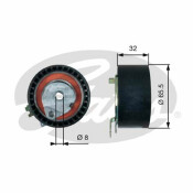 Ролик привода ГРМ Gates PowerGrip натяжной, арт. T43236