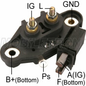 Реле-регулятор генератора Mobiletron, арт. VR-PR1667