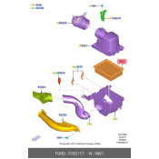 Фильтр воздушный ( CJ5Z9601A ) Ford, арт. 5182117
