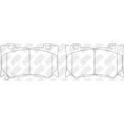 Колодки тормозные NiBK дисковые, арт. PN0389