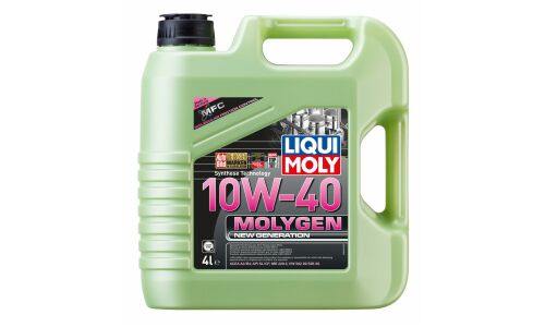Масло моторное Liqui Moly Molygen New Generation 10w40, синтетическое, API SL, ACEA A3/B4, универсальное, 4л, арт. 9060 (8538)