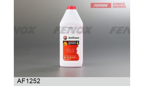 Антифриз Fenox, G12, красный, -35°C, 1кг, арт. AF1252