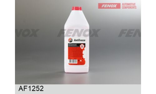 Антифриз Fenox, G12, красный, -35°C, 1кг, арт. AF1252