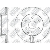 Диск тормозной NiBK, арт. RN1420