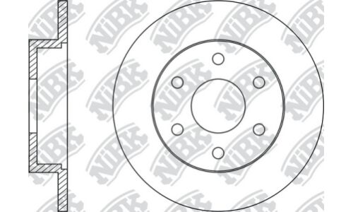 Диск тормозной NiBK, арт. RN1431