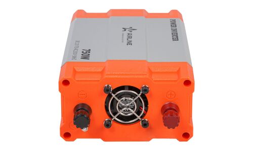 Инвертор напряжения Airline, 12В(DC)→220В(AC), 50Гц, 750Вт, (+USB 5В), арт. API-750-04