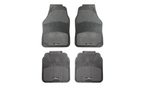 Коврики универсальные Airline, для переднего и заднего ряда, полимер, черно-серый цвет, 4шт