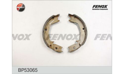 Колодки тормозные барабанные Fenox, комплект на ось (4 шт), арт. BP53065