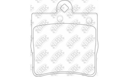 Колодки тормозные NiBK дисковые, арт. PN0310