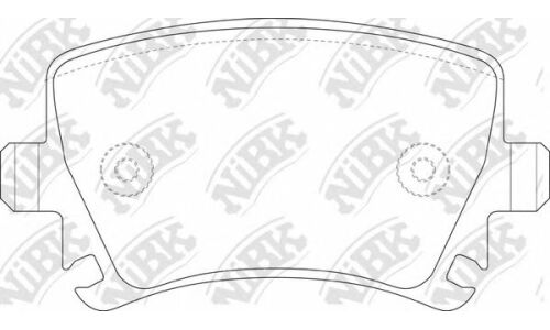 Колодки тормозные NiBK дисковые, арт. PN0349