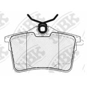 Колодки тормозные дисковые NIBK Original, задние, комплект на ось (4 шт), арт. PN0472
