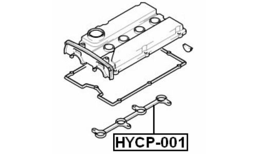 Кольцо уплотнительное свечного колодца Febest, арт. HYCP-001