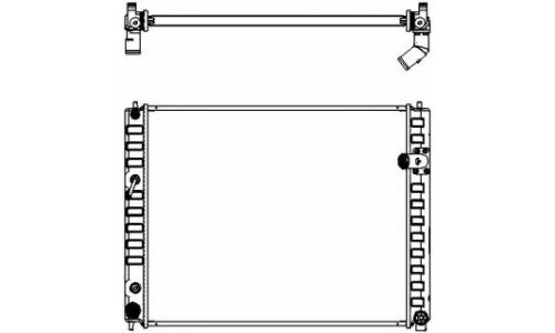 Радиатор охлаждения двигателя Sakura, арт. 32518501