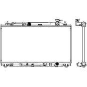 Радиатор охлаждения двигателя Sakura, арт. 34618505