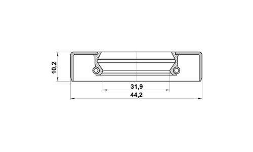 Сальник привода Febest, арт. 95GDS-34441010X