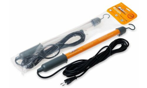 Фонарь-переноска Airline, люминесцентный, 220В, провод 5м, крючок для крепления, арт. AFL-WL-06