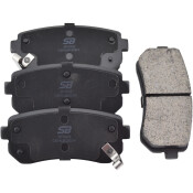 Колодки тормозные дисковые SB NAGAMOCHI, задние, комплект на ось (4 шт), арт. BP10436