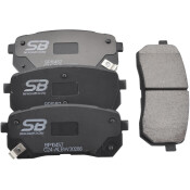 Колодки тормозные дисковые SB NAGAMOCHI, задние, комплект на ось (4 шт), арт. BP10457