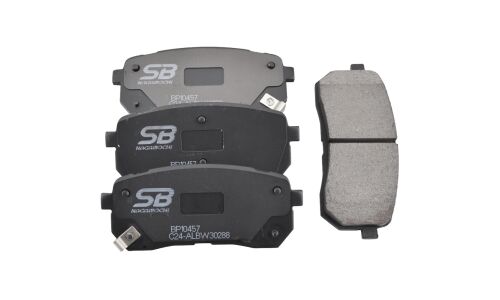 Колодки тормозные дисковые SB NAGAMOCHI, задние, комплект на ось (4 шт), арт. BP10457
