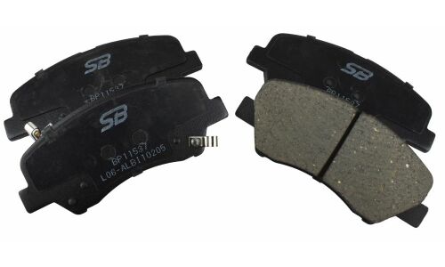 Колодки тормозные дисковые SB NAGAMOCHI, передние, комплект на ось (4 шт), арт. BP11537