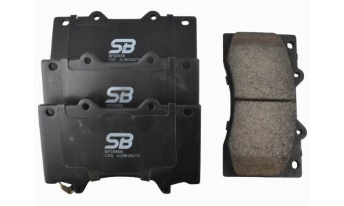 Колодки тормозные дисковые SB NAGAMOCHI, передние, комплект на ось (4 шт), арт. BP20555