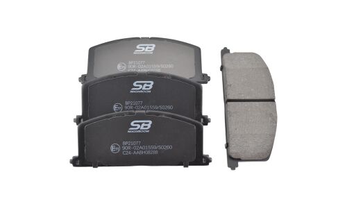 Колодки тормозные дисковые SB NAGAMOCHI, передние, комплект на ось (4 шт), арт. BP21077